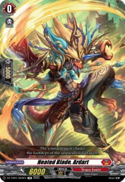Heated Blade, Ardart [D-Format] (V.1 - Trial Deck) - Start Up Trial Deck: Dragon Empire