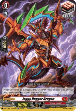 Jaggy Dagger Dragon [D-Format] (V.1 - Trial Deck) - Start Up Trial Deck: Dragon Empire