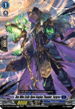 One Who Calls Upon Raging Thunder, Furgres [D Format] (V.1 - Trial Deck) - Start Up Trial Deck: Dark States