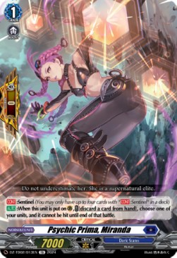 Psychic Prima, Miranda [D Format] (V.1 - Trial Deck) - Start Up Trial Deck: Dark States