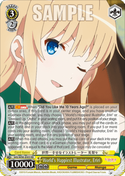 World's Happiest Illustrator, Eriri (V.1 - Double Rare) - Saekano the Movie: Finale