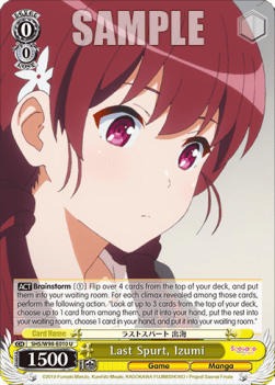 Last Spurt, Izumi - Saekano the Movie: Finale