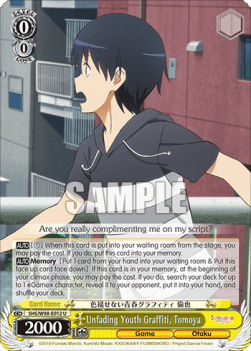 Unfading Youth Graffiti, Tomoya - Saekano the Movie: Finale
