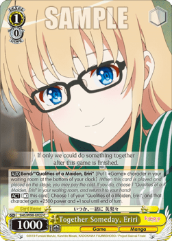 Together Someday, Eriri - Saekano the Movie: Finale