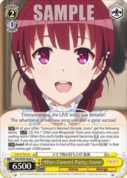 After-Concert Party, Izumi - Saekano the Movie: Finale