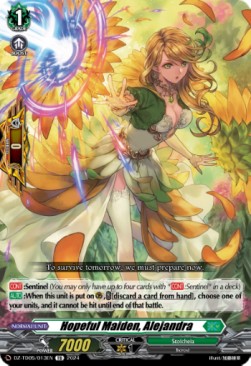 Hopeful Maiden, Alejandra [D Format] (V.1 - Trial Deck) - Start Up Trial Deck: Stoicheia