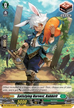 Satisfying Harvest, Rabbirit [D-Format] (V.1 - Trial Deck) - Start Up Trial Deck: Stoicheia