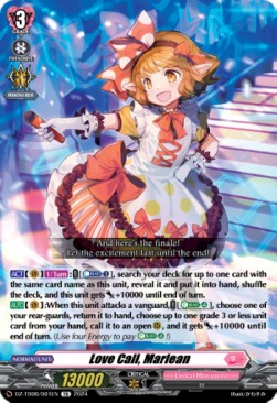 Love Call, Marlean [D-Format] (V.1 - Trial Deck) - Start Up Trial Deck: Lyrical Monasterio