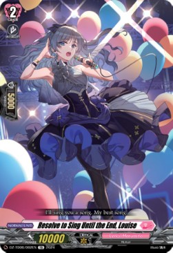Resolve to Sing Until the End, Louise [D-Format] (V.1 - Trial Deck) - Start Up Trial Deck: Lyrical Monasterio