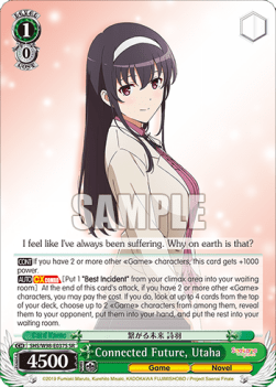 Connected Future, Utaha (V.2 - Super Rare) - Saekano the Movie: Finale