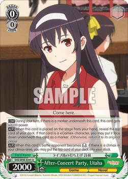 After-Concert Party, Utaha - Saekano the Movie: Finale