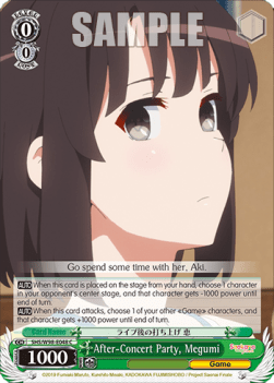 After-Concert Party, Megumi - Saekano the Movie: Finale