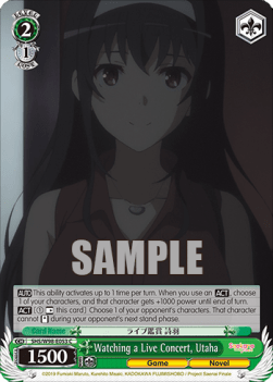 Watching a Live Concert, Utaha - Saekano the Movie: Finale