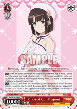 Dressed Up, Megumi (V.1 - Rare) - Saekano the Movie: Finale