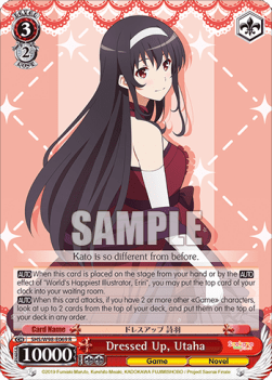 Dressed Up, Utaha (V.1 - Rare) - Saekano the Movie: Finale