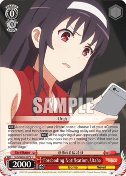 Foreboding Notification, Utaha - Saekano the Movie: Finale