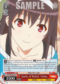 Smile of Relief, Utaha - Saekano the Movie: Finale