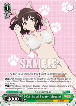 Cat-Eared Beauty, Megumi - Saekano the Movie: Finale