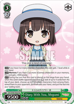 Diary With You, Megumi - Saekano the Movie: Finale