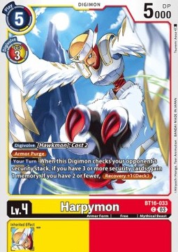 Harpymon (BT16-033) - Beginning Observer