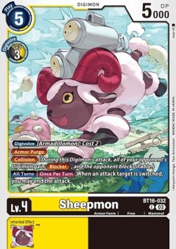 Sheepmon (BT16-032) - Beginning Observer