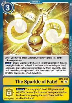 The Sparkle of Fate! (BT16-093) - Beginning Observer