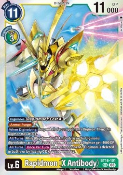 Rapidmon (X Antibody) (BT16-101) (V.1) - Beginning Observer