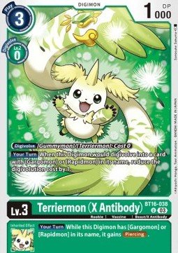 Terriermon (X Antibody) (BT16-038) - Beginning Observer