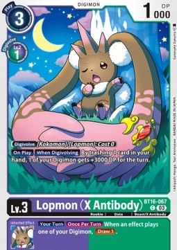 Lopmon (X Antibody) (BT16-067) - Beginning Observer
