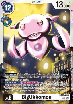 BigUkkomon (BT16-083) (V.1) - Beginning Observer