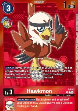 Hawkmon (P-119) - Promos: Beginning Observer