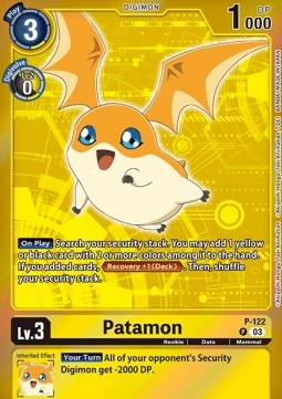 Patamon (P-122) - Promos: Beginning Observer