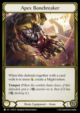 Apex Bonebreaker (Cold Foil Golden) - FAB Promos