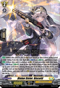 Divine Sister, Biscotti [D-Format] (V.1 - Triple Rare) - Fated Clash