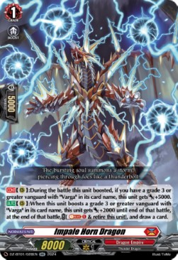 Impale Horn Dragon [D-Format] (V.1 - Double Rare) - Fated Clash
