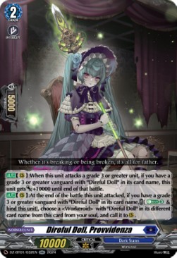 Direful Doll, Provvidenza [D-Format] (V.1 - Double Rare) - Fated Clash