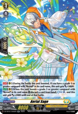 Aerial Sage [D-Format] (V.1 - Double Rare) - Fated Clash