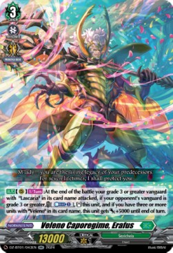 Veleno Caporegime, Erafus [D-Format] (V.1 - Double Rare) - Fated Clash