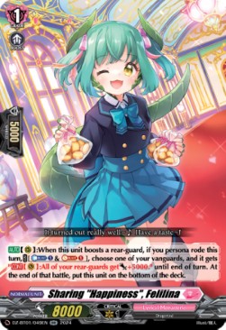 Sharing "Happiness", Felilina [D-Format] (V.1 - Double Rare) - Fated Clash