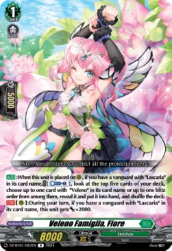 Veleno Famiglia, Fiore [D-Format] (V.1 - Rare) - Fated Clash