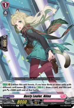 Hasty Loafer, Niina [D-Format] (V.1 - Rare) - Fated Clash