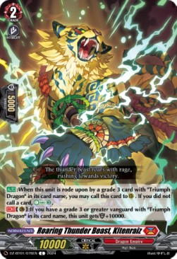 Roaring Thunder Beast, Kitenraiz [D-Format] - Fated Clash
