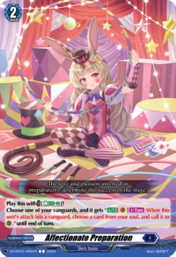 Affectionate Preparation [D-Format] - Fated Clash