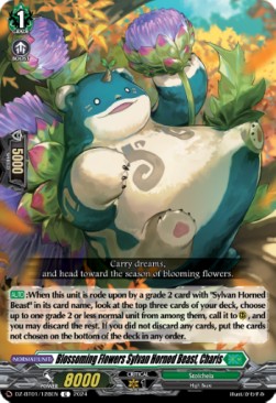 Blossoming Flowers Sylvan Horned Beast, Charis [D-Format] - Fated Clash