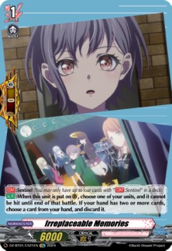 Irreplaceable Memories [D-Format] (V.2 - Feature Rare) - Fated Clash