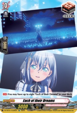 Each of their Dreams [D-Format] (V.1 - Feature Rare) - Fated Clash