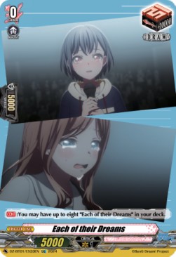 Each of their Dreams [D-Format] (V.2 - Feature Rare) - Fated Clash