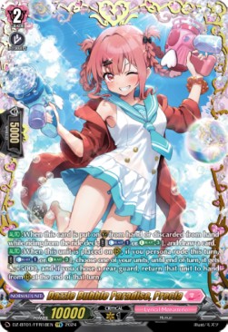 Dazzle Bubble Paradise, Precia [D-Format] (V.2 - Double Frame Rare) - Fated Clash