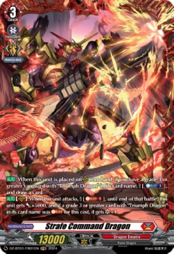 Strafe Command Dragon [D-Format] (V.2 - Frame Rare) - Fated Clash