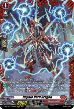 Impale Horn Dragon [D-Format] (V.2 - Frame Rare) - Fated Clash
